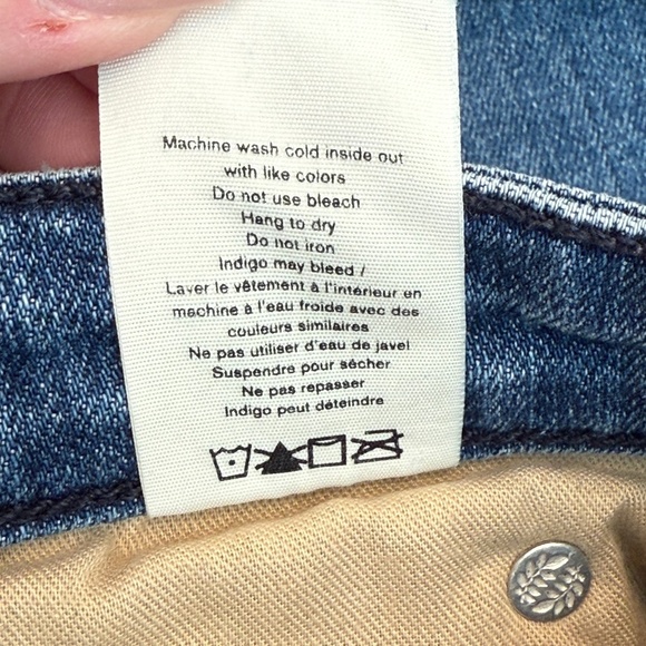 rag & bone Dre Low Rise Slim Boyfriend in Aviation Way 45028 - Picture 15 of 16